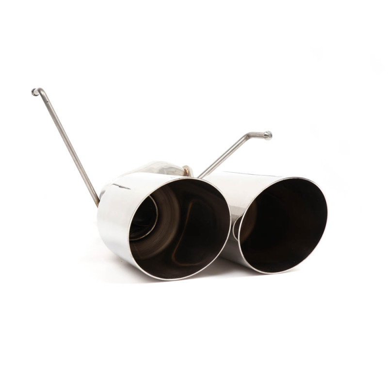 Subaru WRX Performance Exhaust - BLOX Racing - Muffler Delete / Axle Back Single Wall 4in - Polished Tips - `22-`27